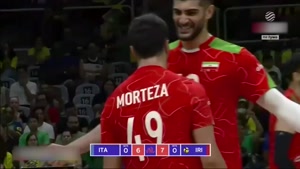 خلاصه والیبال ایران 0 - ایتالیا 3
