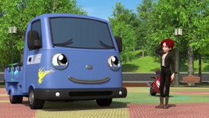 کارتون زیبای اتوبوس آبی بنام تایو باداستان توجه زیاد