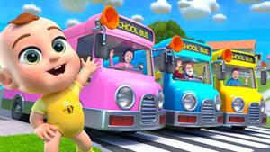 انیمیشن Lalafun - آهنگ چرخ‌ها در اتوبوس (نسخه والدین)