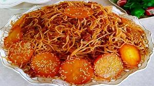 طرز تهیه ماکارانی با سویا 