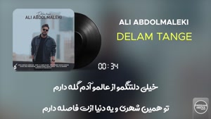 آهنگ دلم تنگه - علی عبدالمالکی