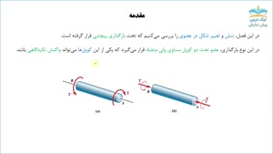 پیچش- بارگذاری محوری، آموزش مقاومت مصالح 1– آکادمی نیک درس