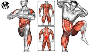تمرینات تمام بدن ایستاده همه عضلات را به خوبی کار می کند.