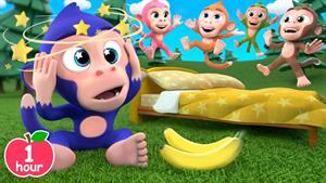 انیمیشن Lalafun - آهنگ پنج میمون کوچولو (نسخه مزرعه)