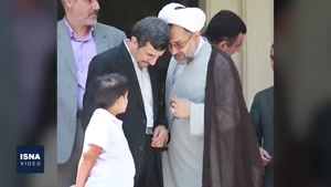 ویدئوی احمدی نژاد پس از رد صلاحیت 