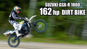 سواری آزمایشی / SUZUKI GSX-R Dirt Bike 1000cc 