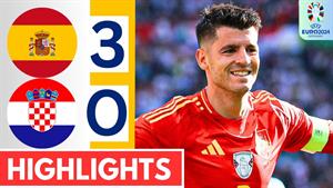 یورو2024 - خلاصه بازی اسپانیا در مقابل کرواسی 