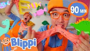 کارتون بلیپی - Blippi یک کوکی دایناسور می پزد