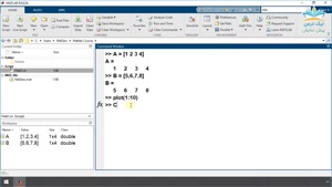 مبانی ریاضی بردارها و ماتریس‌ها در نرم‌افزار متلب