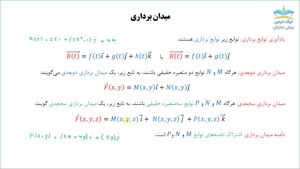 میدان‌های برداری، آموزش ریاضی عمومی 3 – آکادمی نیک درس