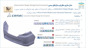 آموزش طراحی سطوح و مدل‌های سیمی (Generative Shape Design)