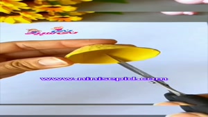 کاردستی گلهای زیبا و گلدان