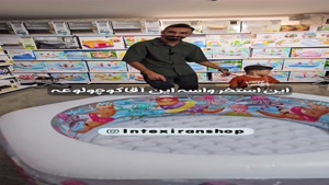استخر بادی بچه اینتکس مدل شش ضلعی کودک