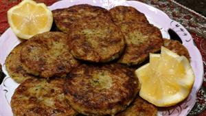 غذا با تن ماهی / طرز تهیه کتلت تن ماهی / کتلت