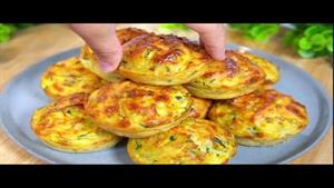 غذا با کدو / طرز تهیه مافین کدو سبز