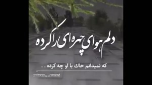 کلیپ روز پنجشنبه/ دلم هوای چهره ای را کرده/ پنجشنبه دلتنگی