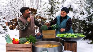 طرز تهیه چوربا و دلمه گوشت