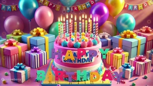 کلیپ شاد تبریک تولد 1 آبان ماهی همراه با آهنگ