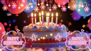 کلیپ تولد 7 آبان ماهی برای خودم