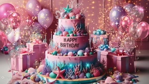 کلیپ تولد آبان ماهی دخترونه / کلیپ دخترم تولدت مبارک