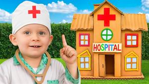 دایانا و روما - ماجراجویی در بیمارستان مقوایی 🏥 الیور 
