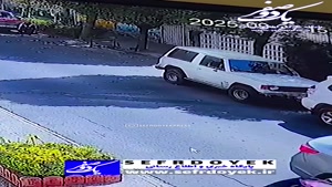فیلم خفت گیری و سرقت به عنف گوشی تلفن همراه به روش تصادف