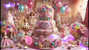 کلیپ تولد آبان ماهی دخترونه برای استوری