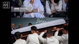 تصاویر برگزیده عکاسان از مراسم خاکسپاری ناصر تقوایی