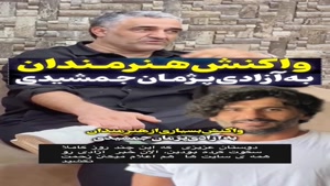 واکنش هنرمندان به آزادی پژمان جمشیدی از زندان قزلحصار