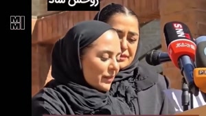 گریه و بی قراری دختر و نوه محمد کاسبی در خاکسپاری