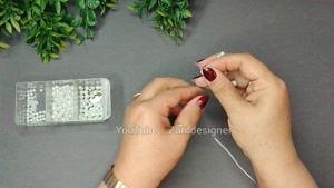 آموزش تاج عروس _ آموزش تاج پشت سری آویز