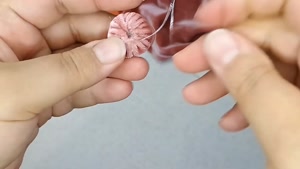 آموزش دوخت گل پارچه ای برای تل