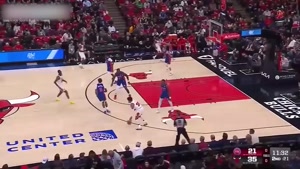 خلاصه بسکتبال شیکاگو بولز - دیترویت پیستونز