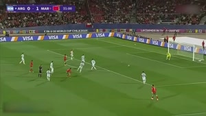 خلاصه بازی جوانان آرژانتین 0 - مراکش 2