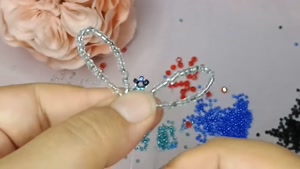 آموزش گوشواره سنجاقک