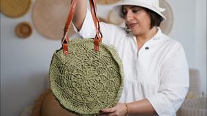 آموزش بافتنی _ بافت کیف ماندالا