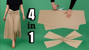 آموزش دوخت 4 مدل دامن