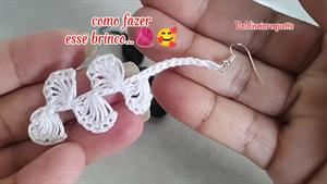 آموزش گوشواره قلاب بافی