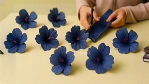 آموزش دوخت _ دوخت گل پارچه ای با شلوار جین 