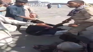 رفتار ناجوانمردانه سرباز زاهدانی با پیرزن بلوچ