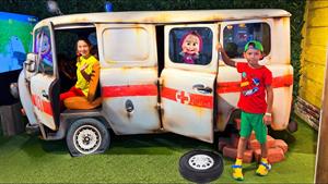 ماجراجویی‌های سرگرم‌کننده در زمین بازی سرپوشیده با سوفیا و