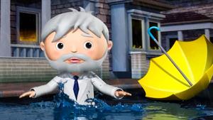 ماجراهای للوبی _ پریدن دکتر فاستر در گودال بزرگ