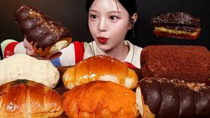 اسمر فود _ چالش خوردن کیک شکلاتی و کرم بروله