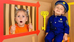 برنامه کودک مایا و مری - چالش فرار از زندان مقوایی