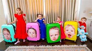 ماجراهای وانیا و مانیا / پنج کودک در حال حرکت با هواپیما