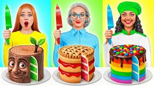 چالش آشپزی  _ ترفندهای شگفت انگیز آشپزخا - طرز تهیه کیک تولد