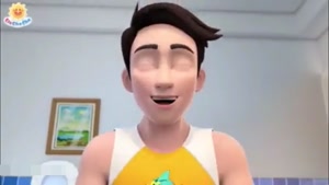 کلیپ بچه گانه / کلیپ شاد آب بازی / کلیپ حمام کودکانه