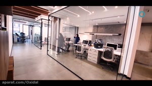 پارتیشن شیشه ای تک جداره | طراحی و تولید اکسیدال