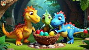 چرخ‌ها در اتوبوس دایناسور - سوار شدن در جنگل / آهنگ 