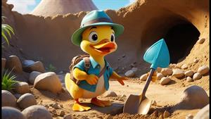 اردک‌های خانواده انگشتی - یافتن فسیل اردک زشت _ آهنگ سرگرمی